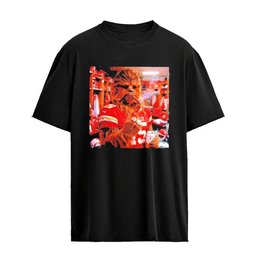 Chewbacca X Patrick Mahomes Kansas City Chiefs Middle Finger Beer And Smoking Graphic T-Shirt