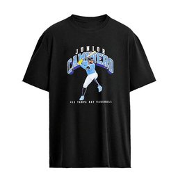 Junior Caminero Tampa Bay Rays Collegiate Slugger Swing Graphic T-Shirt