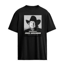 John Anderson Gone But Never Forgotten T-Shirt – RIP 1954–2026 Country Music