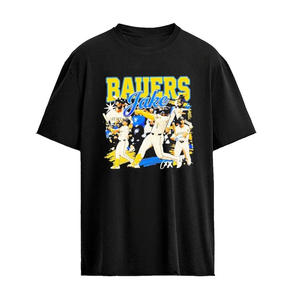 Jake Bauers Milwaukee Brewers 2026 National League Champions T-shirt