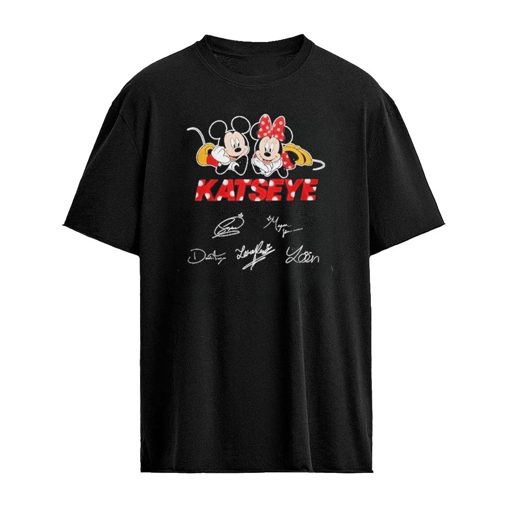 KATSEYE X MICKEY & MINNIE Signed 2026 T-Shirts