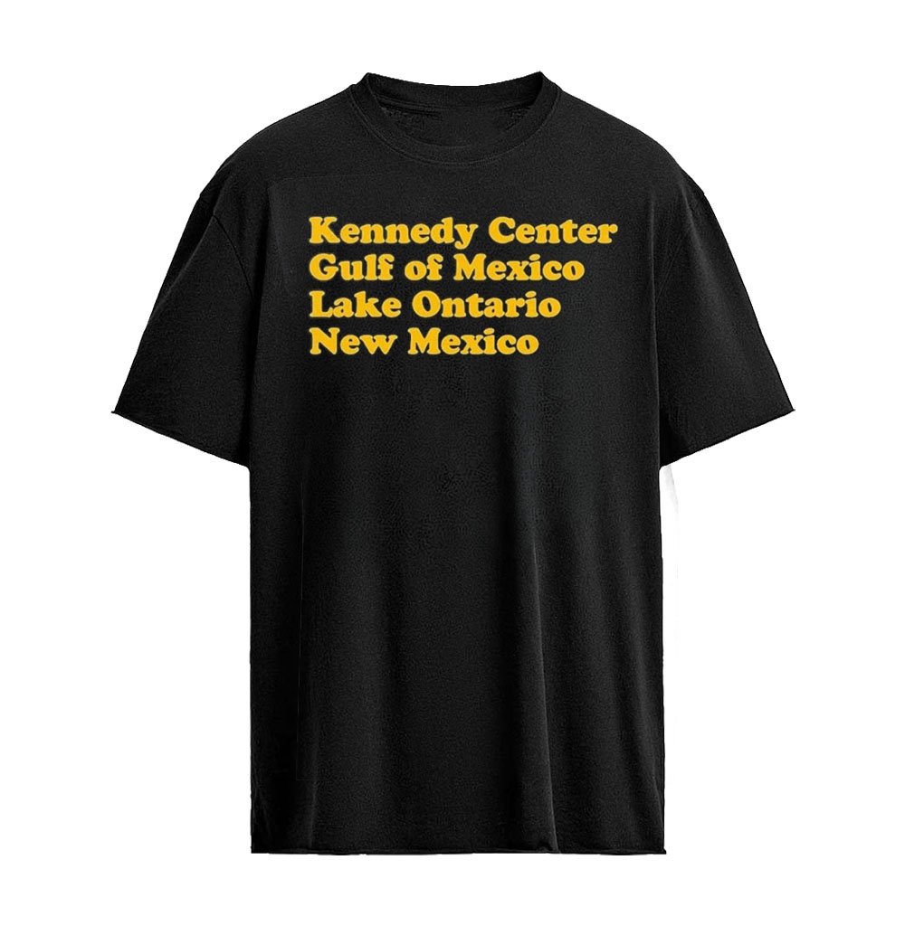 Kentucky Wild Cats Kennedy Center Gulf Of Mexico Lake Ontario New Mexico T-shirt