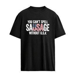 Josie Glabach You Can’t Spell Sausage Without USA Shirt