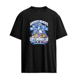 Kentucky Wildcats 2026 Football Cards Wildcats Crushed Lsu Tigers Over Thriller Mascot T-shirt