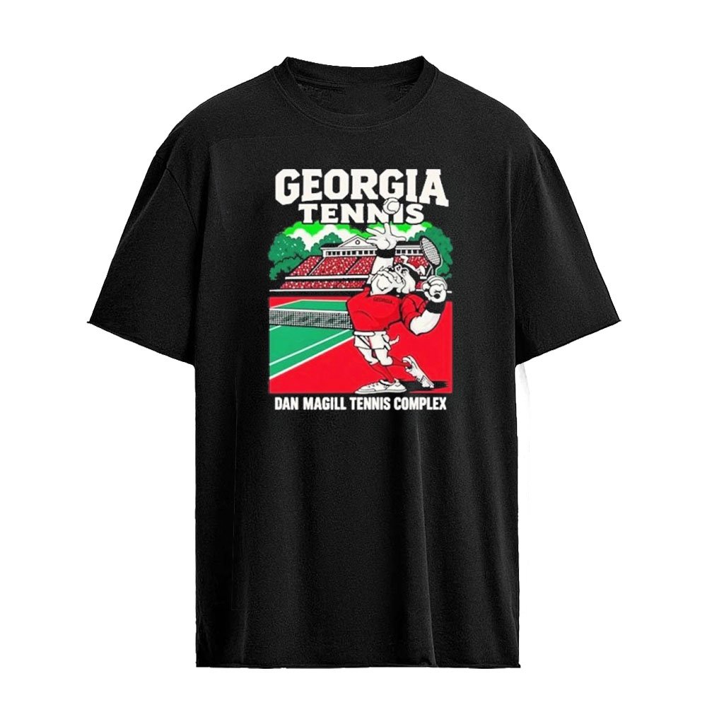 Georgia Tennis Dan Magill Tennis Complex T-Shirt