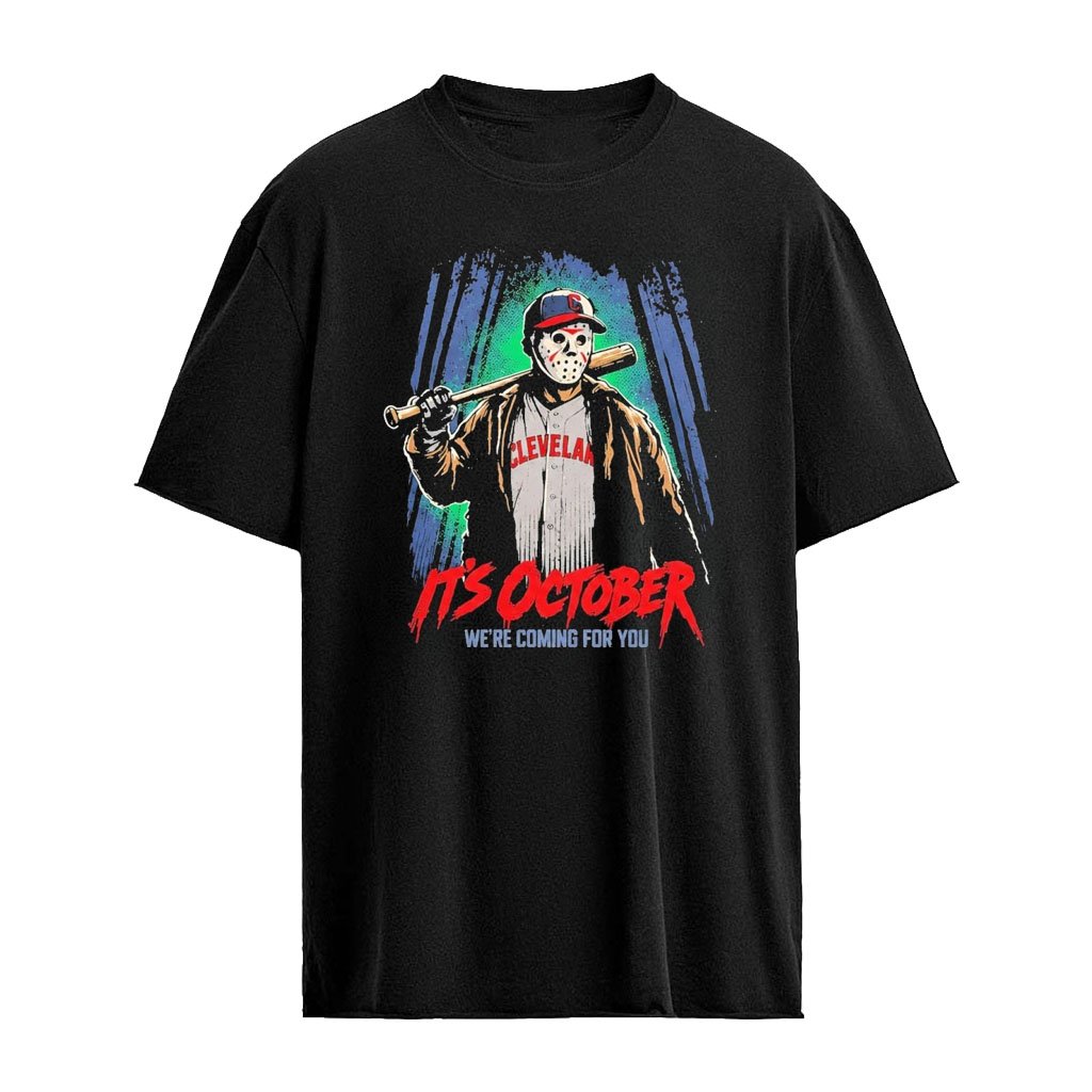 Jason Voorhees Cleveland Guardians It’s October Shirts