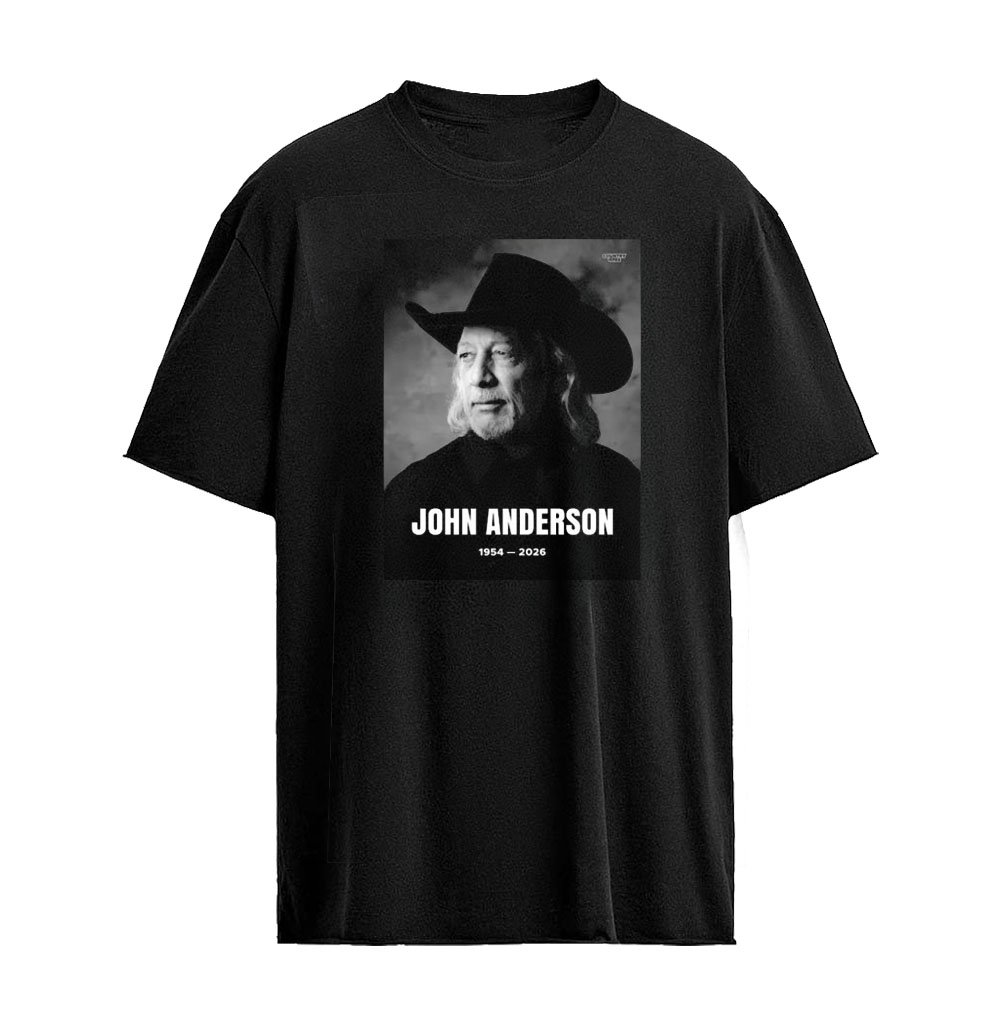John Anderson Country Music Hall of Famer Memorial T-Shirt – RIP 1954–2026 Country Le