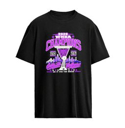 Golden State Valkyries 2026 WNBA Champions Trophy Skyline Graphic T-shirt