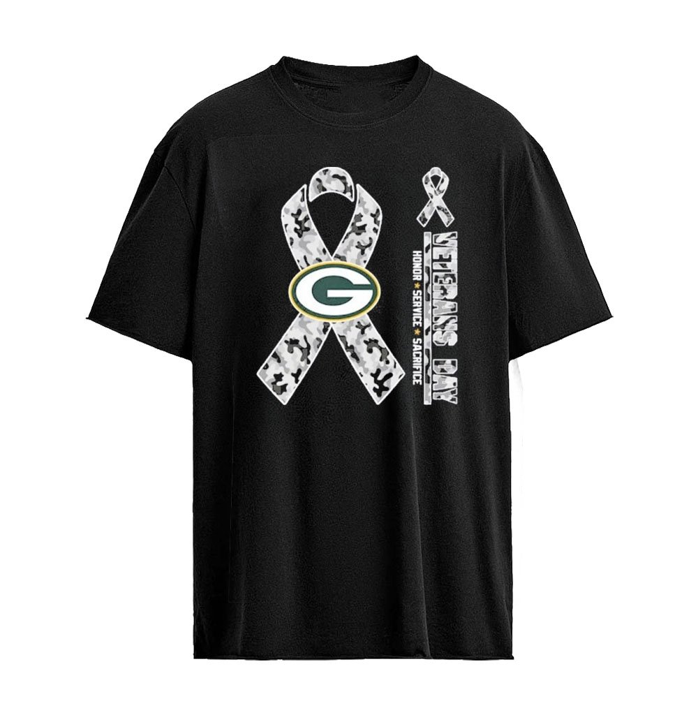 Green Bay Packers x Veterans Day 2026 Honor Service Sacrifice T-shirt