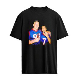 J.j. Watt And C.j. Stroud Houston Texans Middle Finger Smoking And Beer Graphic T-Shirt