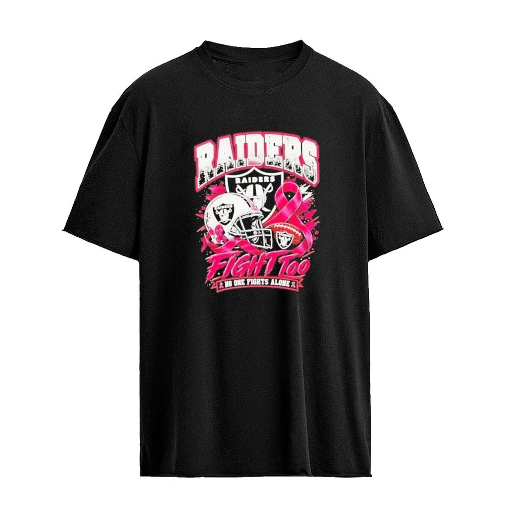 Las Vegas Raiders Fight Too No One Fights Alone Vintage T-shirt