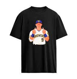 Jake Bauers Milwaukee Brewers National League Champions 2026 Middle Finger Graphic T-shirt