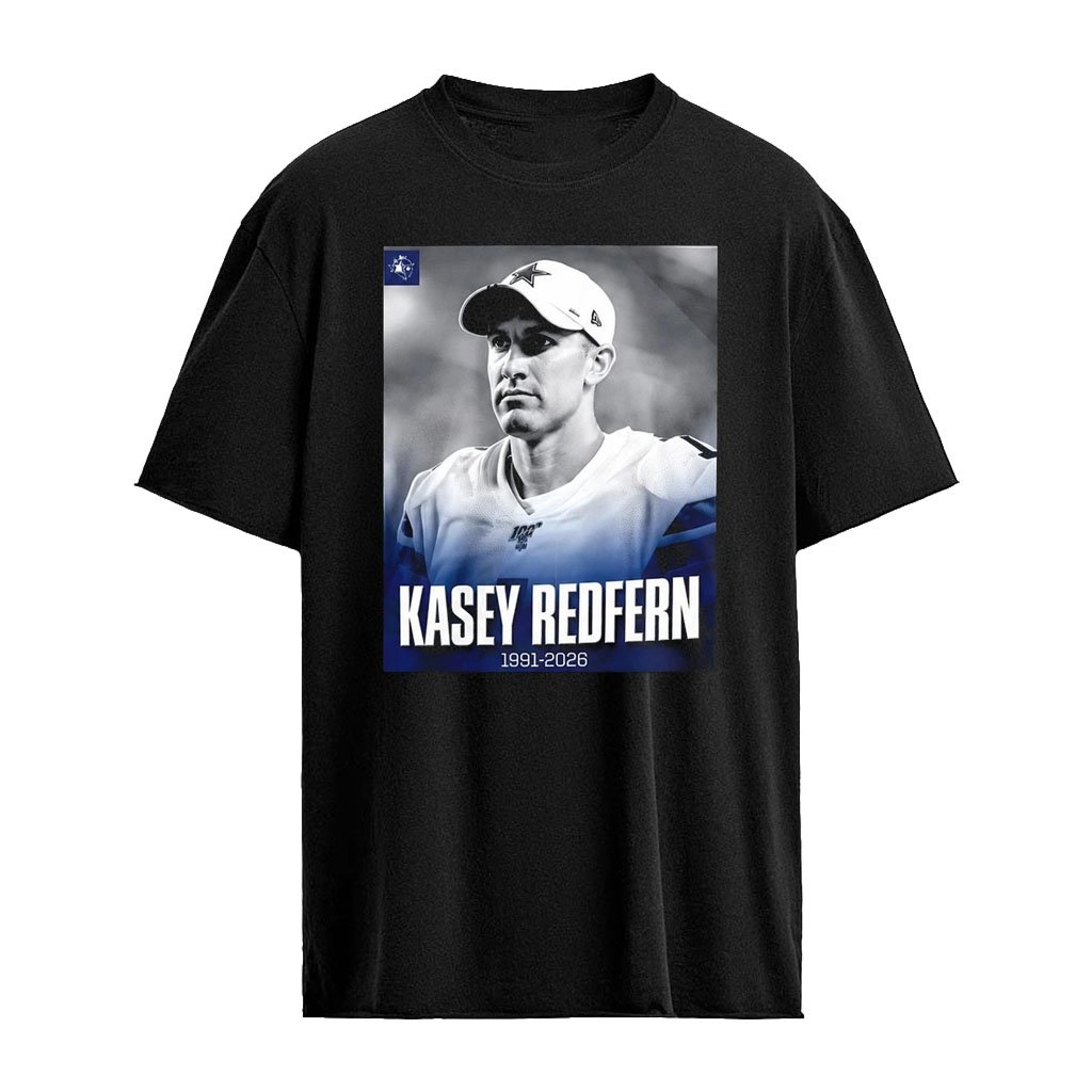 Kasey Redfern 1991 2026 Football Tribute Shirt