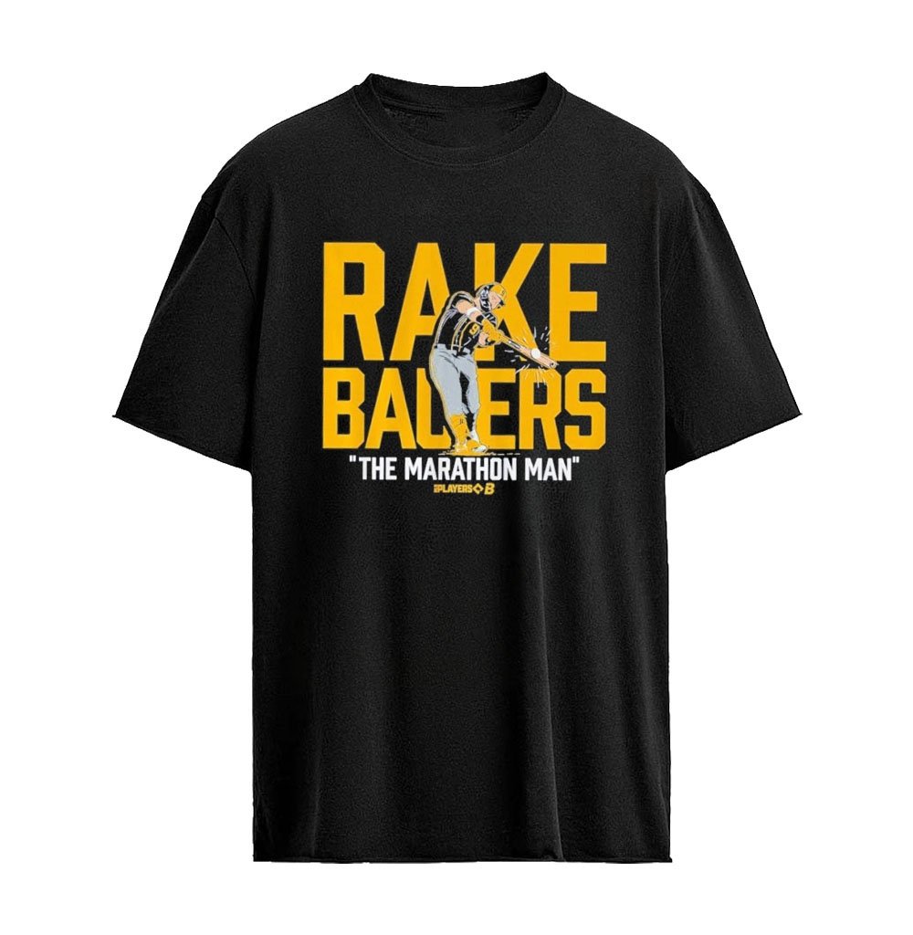 Jake Bauers Rake Bauers T-Shirt – Marathon Man Milwaukee Brewers Baseball