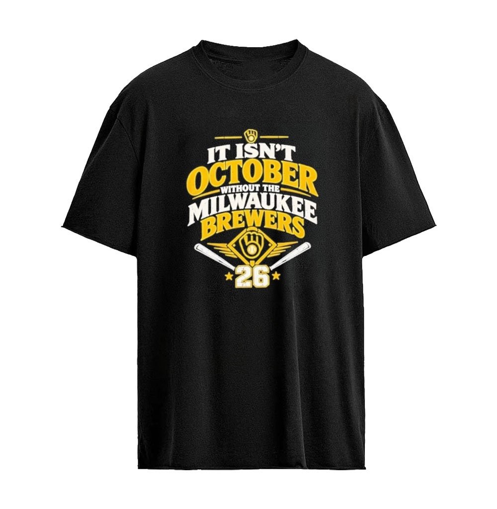 It isn’t October without the Milwaukee Brewers 2026 Vintage T-shirt