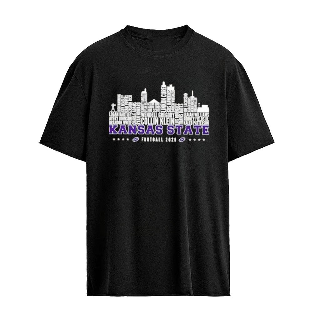 Kansas State Wildcats Football 2026 City Name Player T-shirt