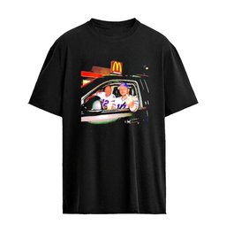 Josh Allen And Jim Kelly Buffalo Bills Mcdonald’s And Middle Finger Graphic T-Shirt