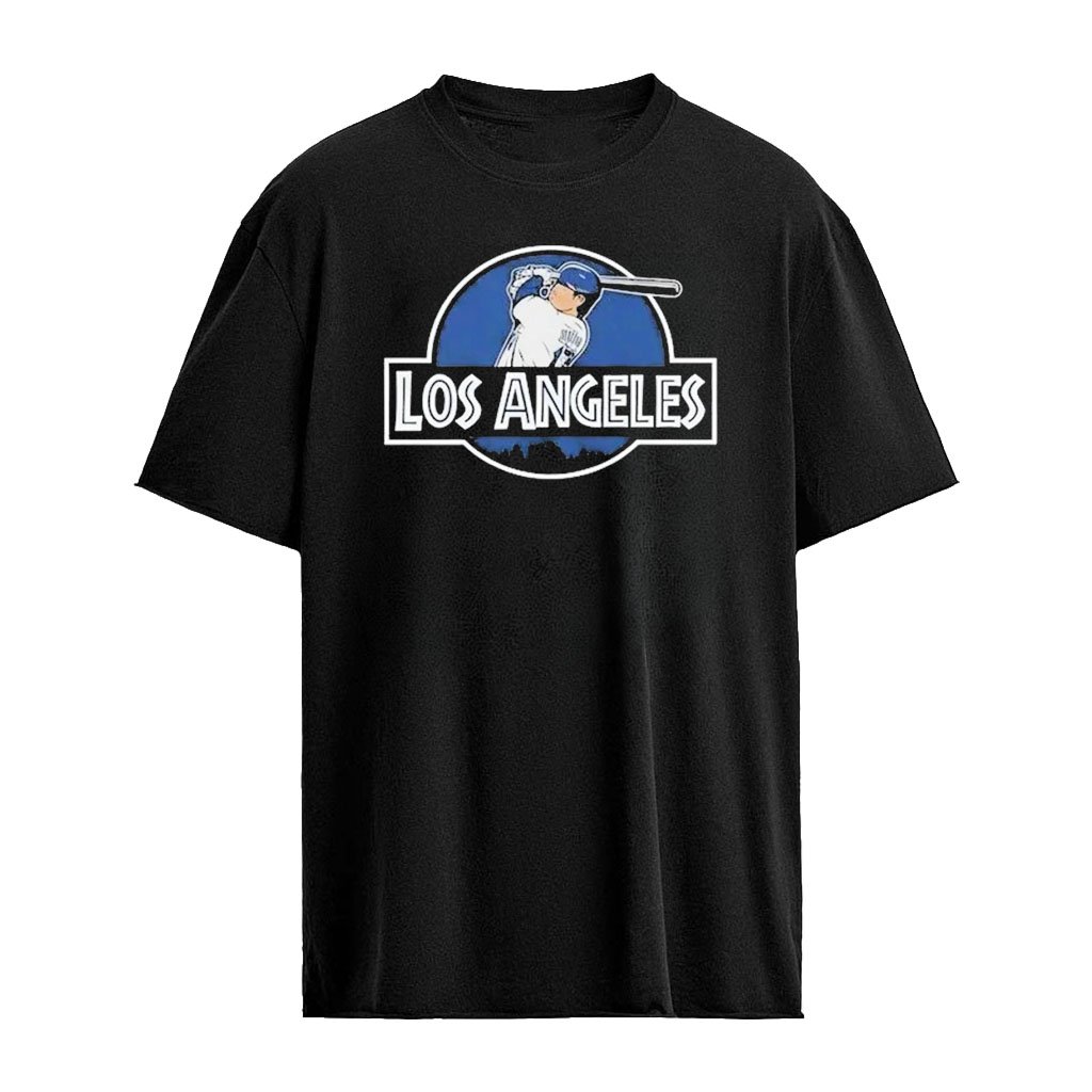 Kike Hernandez Jurassic World logo Shohei Ohtani Los Angeles Shirt