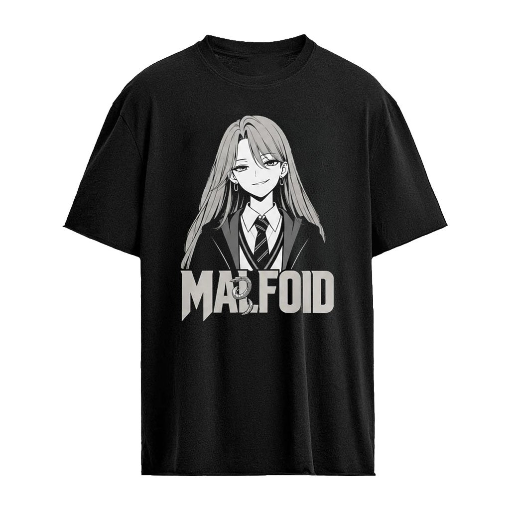 Malfroid Monochrome Manga Girl Shirt