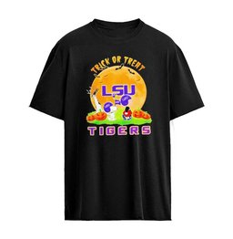 LSU Tigers x Peanuts Trick Or Treat Abbey Road Halloween 2026 Graphic T-shirt