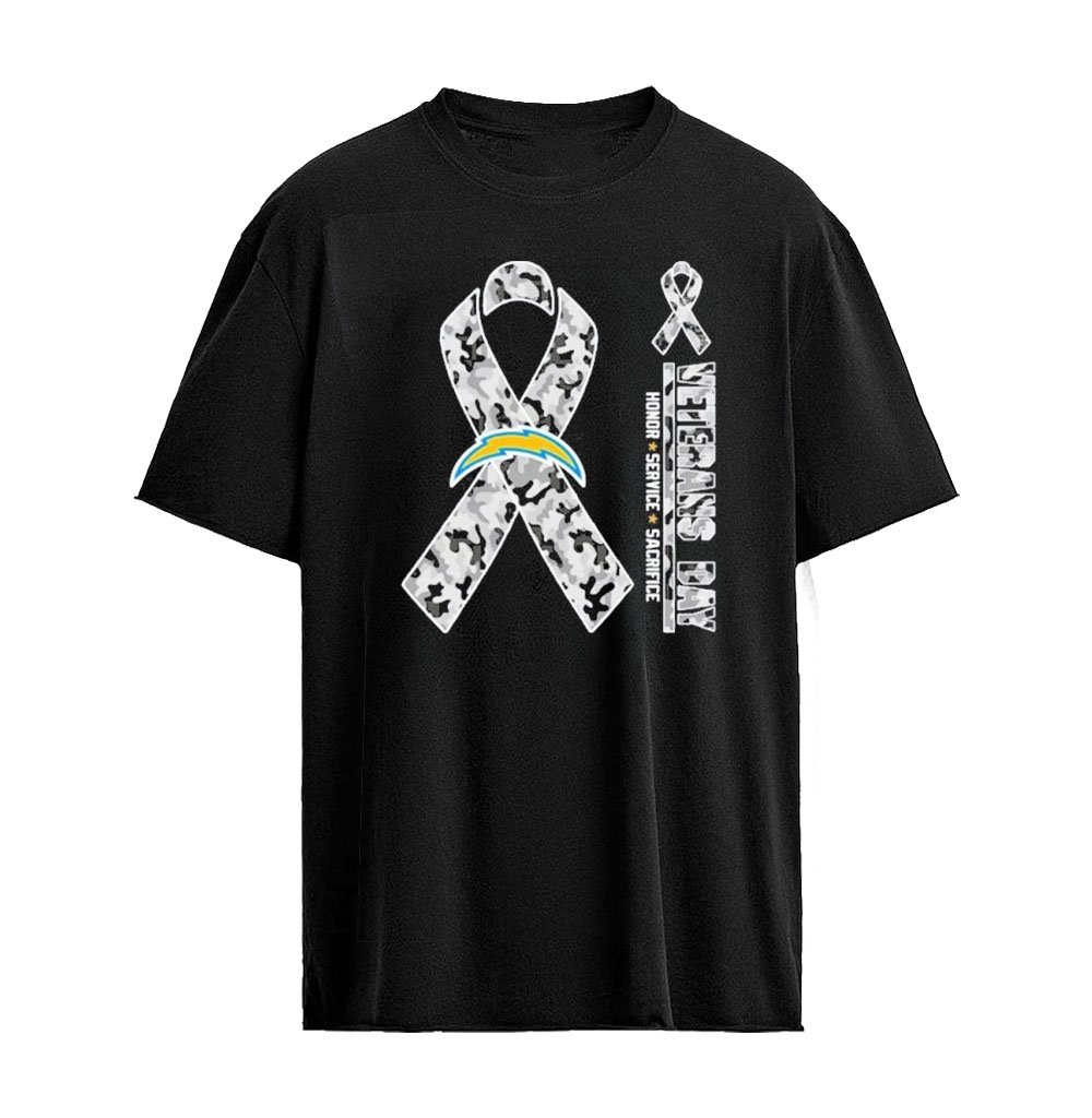 Los Angeles Chargers x Veterans Day 2026 Honor Service Sacrifice T-shirt