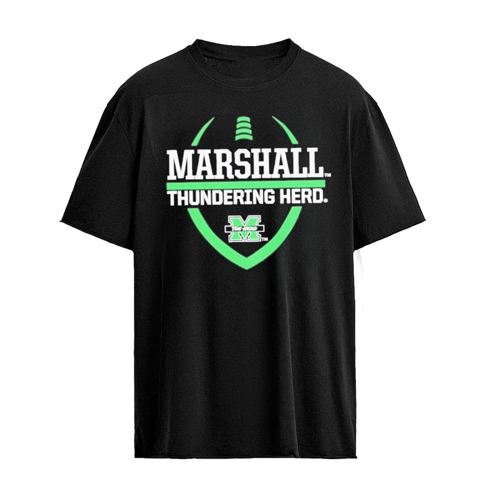 Marshall Thundering Herd Football Fan 2026 Logo T-Shirt