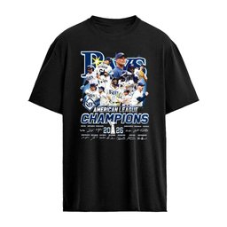 2026 TB Rays American League Champions Signature Shirt