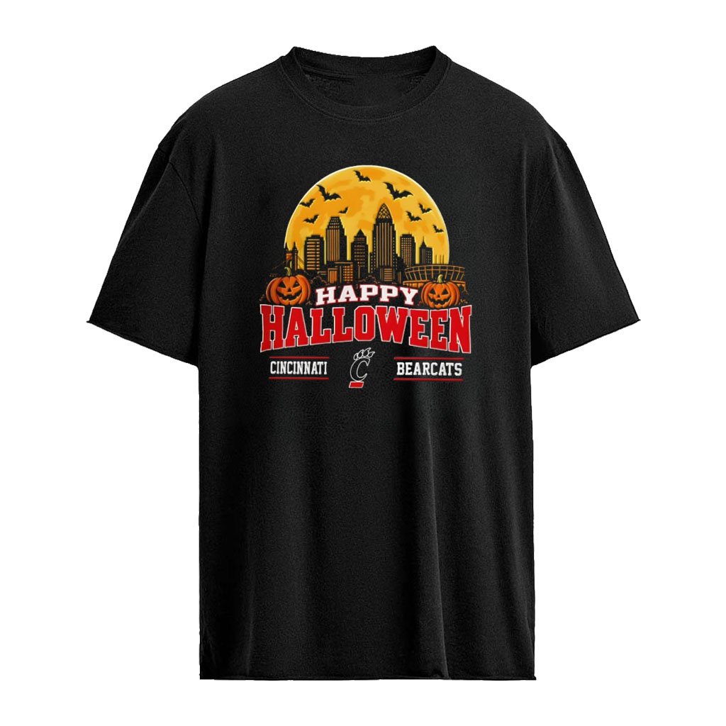 Cincinnati Bearcats Happy Halloween City Skyline 2026 shirt