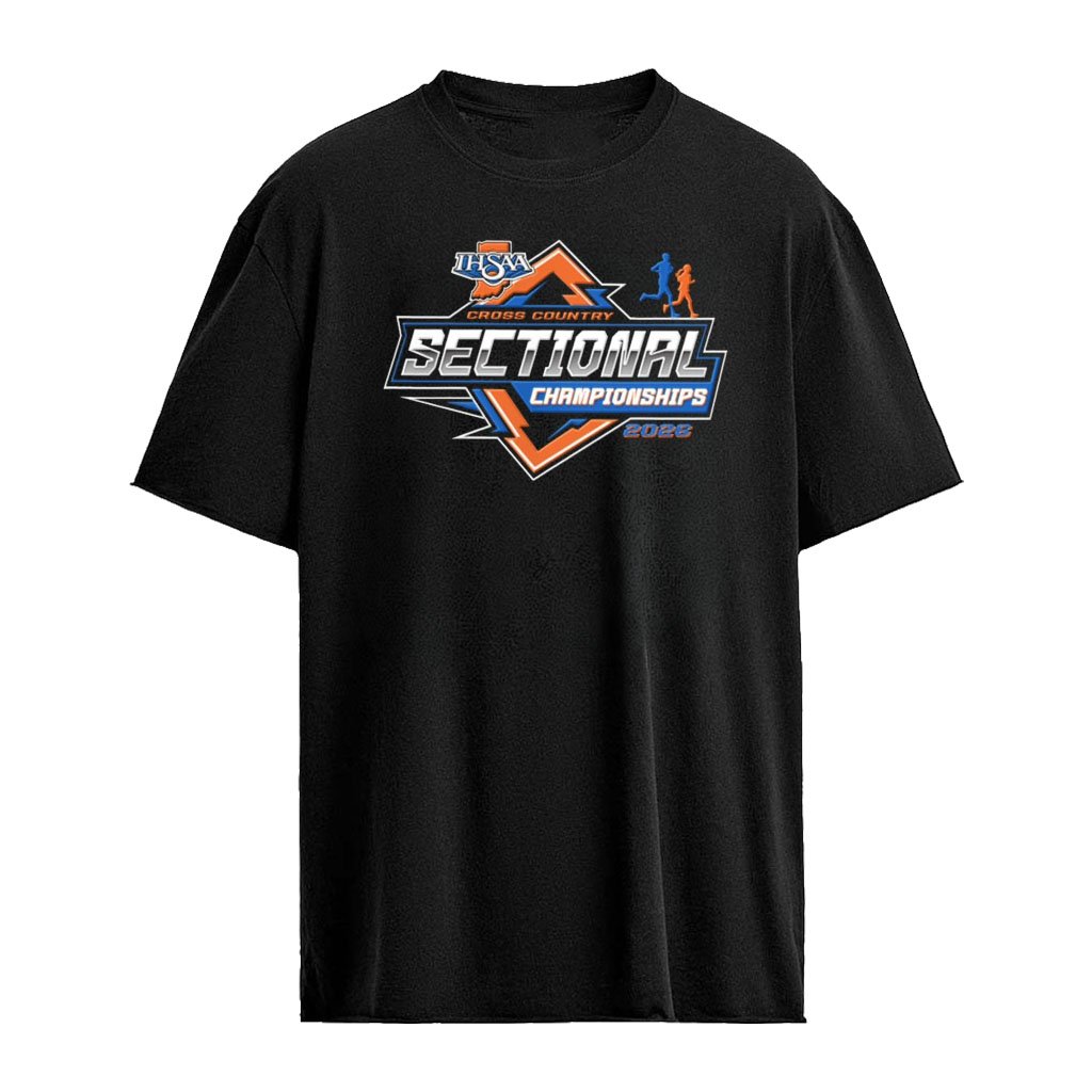 2026 IHSAA Cross Country Sectionals Championship shirt