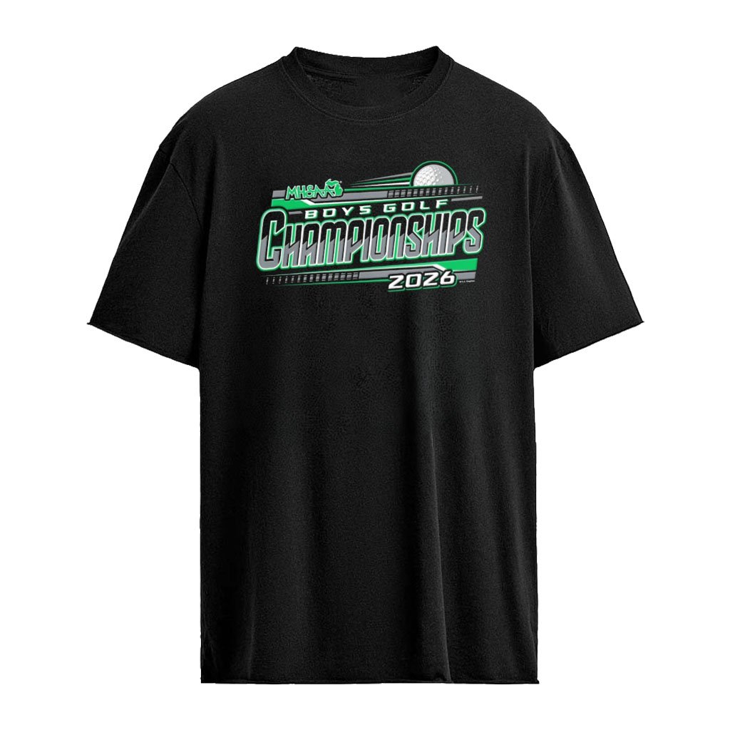 2026 MHSAA Boys Golf Championships shirt