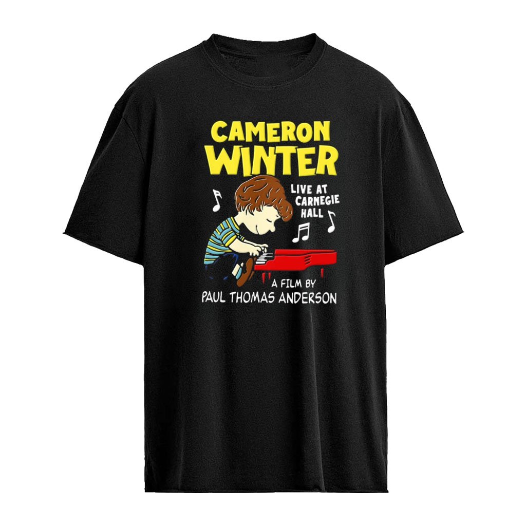 Cameron Winter Paul Thomas Anderson Miners NCAA Live At Carnegie Hall shirt