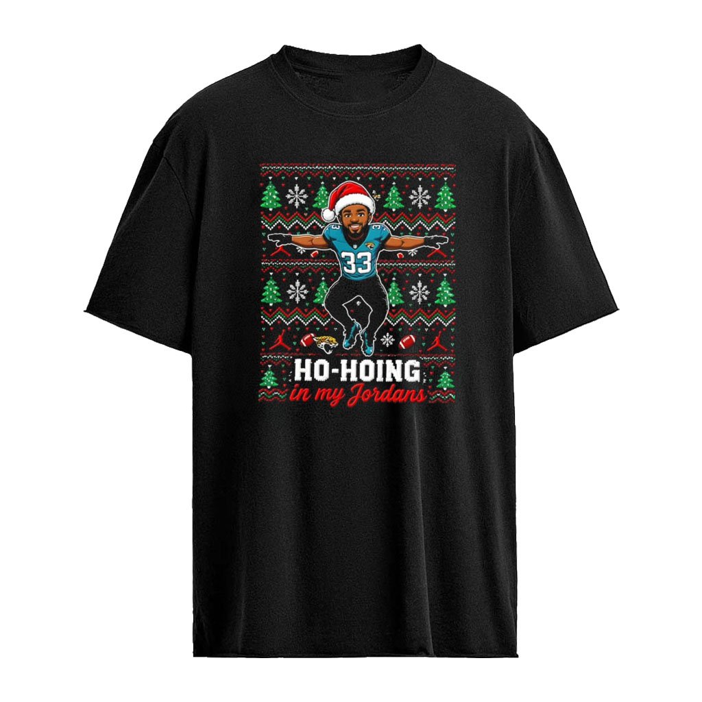 Bhayshul Tuten Jacksonville Jaguars Ho Hoing In My Jordans Ugly Christmas shirt
