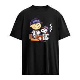 Charlie Brown and Snoopy characters Philadelphia Phillies MLB smoking Cigar cartoon shirt