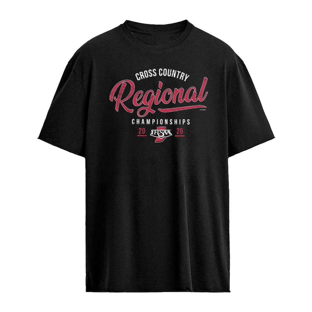 2026 IHSAA Cross Country Regionals Championship shirt