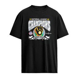 Milwaukee Brewers MLB National League Champions 2026 Postseason logo shirt