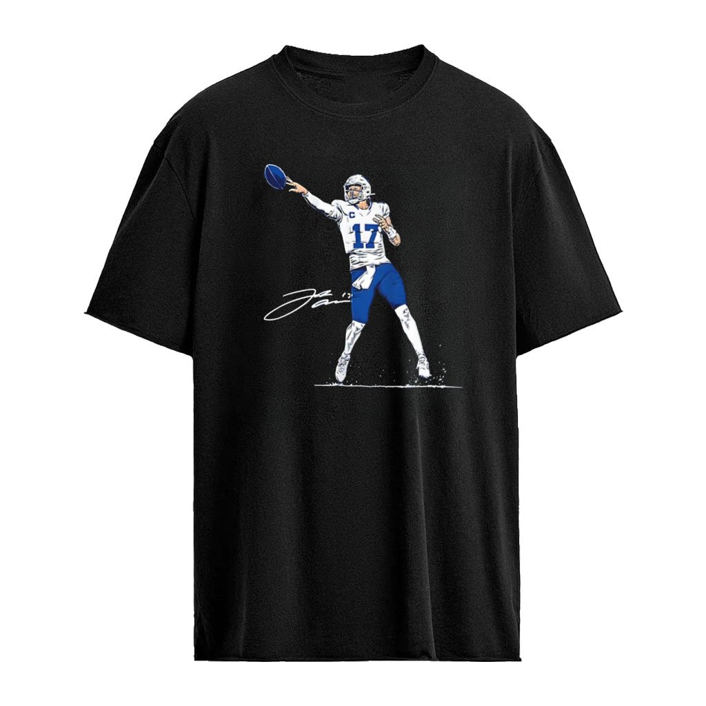 Josh Allen Backhanded Flip Touchdown Pass Buffalo Bills NFL shirt