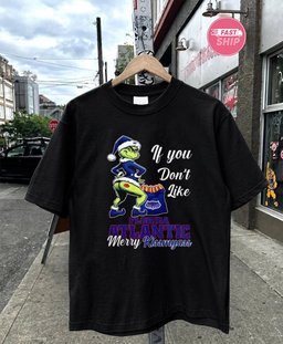 Florida Atlantic Owls Grinch if you don’t like Florida Atlantic Merry Kissmyass Christmas shirt