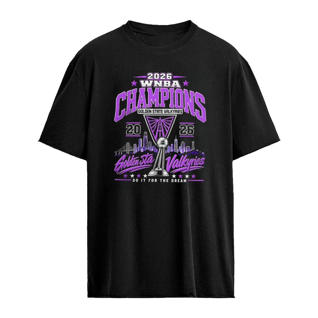 Golden State Valkyries 2026 WNBA Champions Skyline trophy shirt