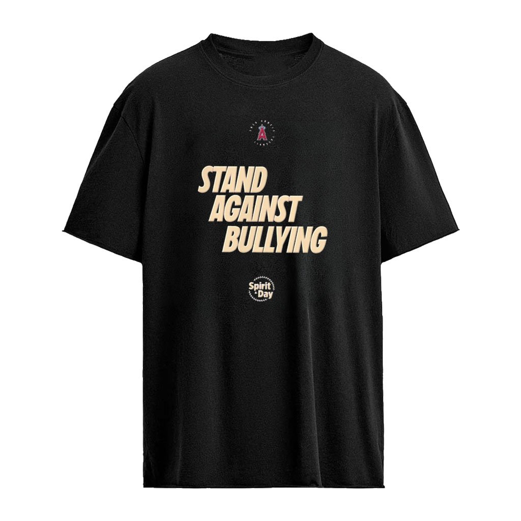 Los Angeles Angels MLB Stand Against Bullying 2026 logo shirt