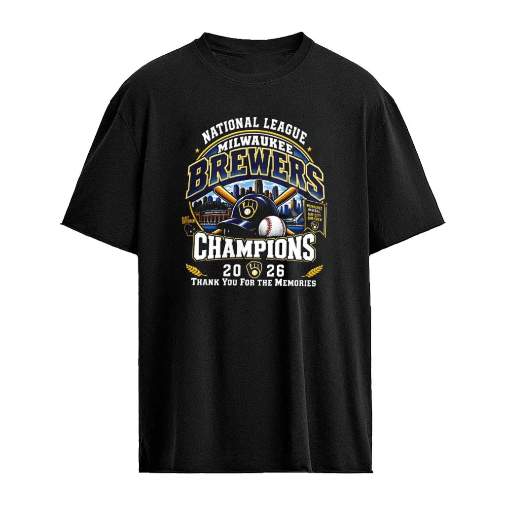 Milwaukee Brewers 2026 National League Champions Thank You For The Memories shirt