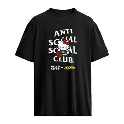 Hello Kitty Los Angeles Rams NFL Anti Social Social Club holding football shirt