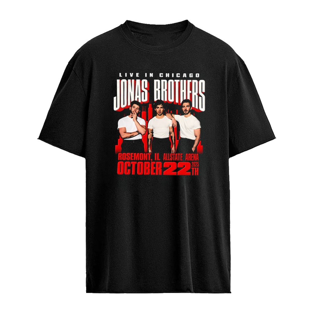 Live in Chicago Jonas Brothers 2026 Live at Allstate Arena shirt