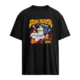 Grim Reaper San Diego Padres Baseball graphic shirt