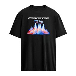 Flying Tesla Roadster SpaceX Thrusters Hovering Electric Car Elon Musk 2026 shirt