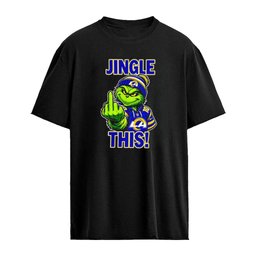 Grinch Los Angeles Rams NFL Jingle This middle finger shirt