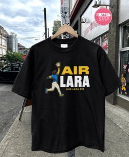 Luis Lara Milwaukee Brewers MLB Air Lara 18 baseball player catching ball illustration shirt
