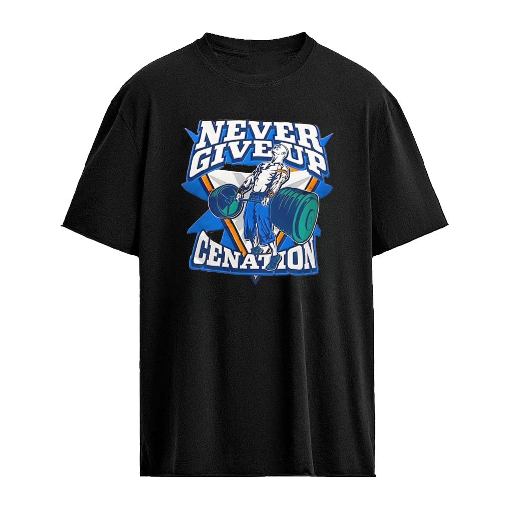 John Cena WWE Combat Sports Never Give Up Genation shirt