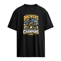 Milwaukee Brewers National League Champions 2026 poster shirt