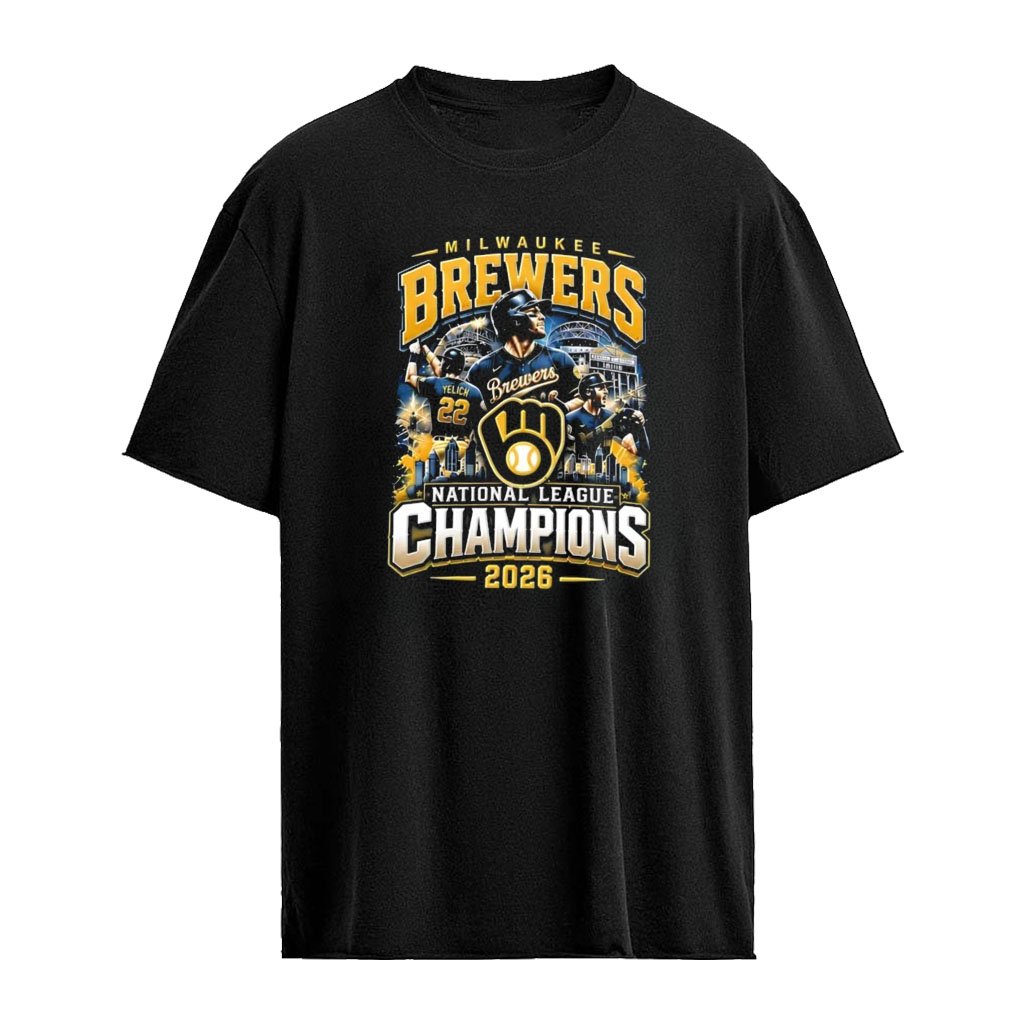 Milwaukee Brewers National League Champions 2026 poster shirt