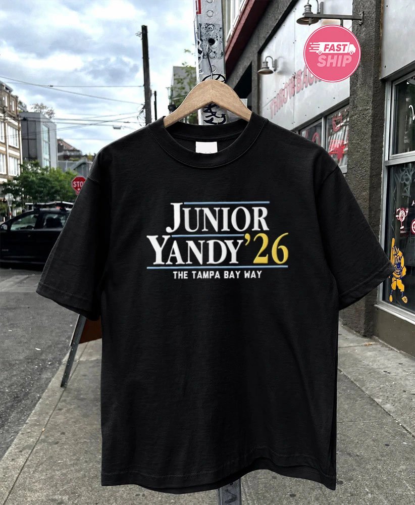 Junior and Yandy ’26 the Tampa Bay Way Junior Caminero and Yandy Díaz Tampa Bay Rays MLB shirt